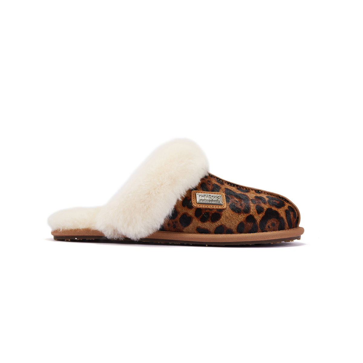 CLOSED MULE LEOPARD