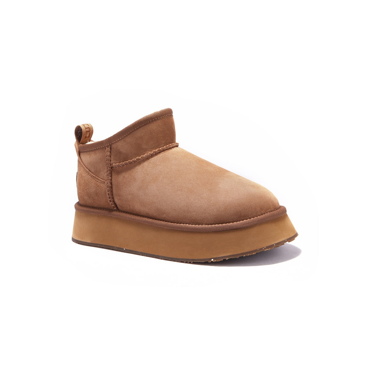 COSY ULTRA SHORT PLATFOAM CHESTNUT