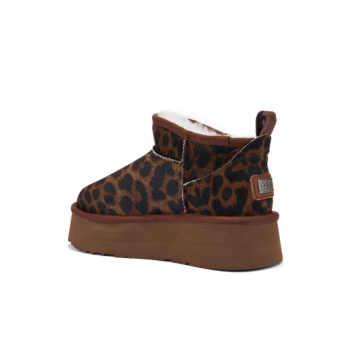 COSY ULTRA SHORT PLATFOAM DARK LEOPARD