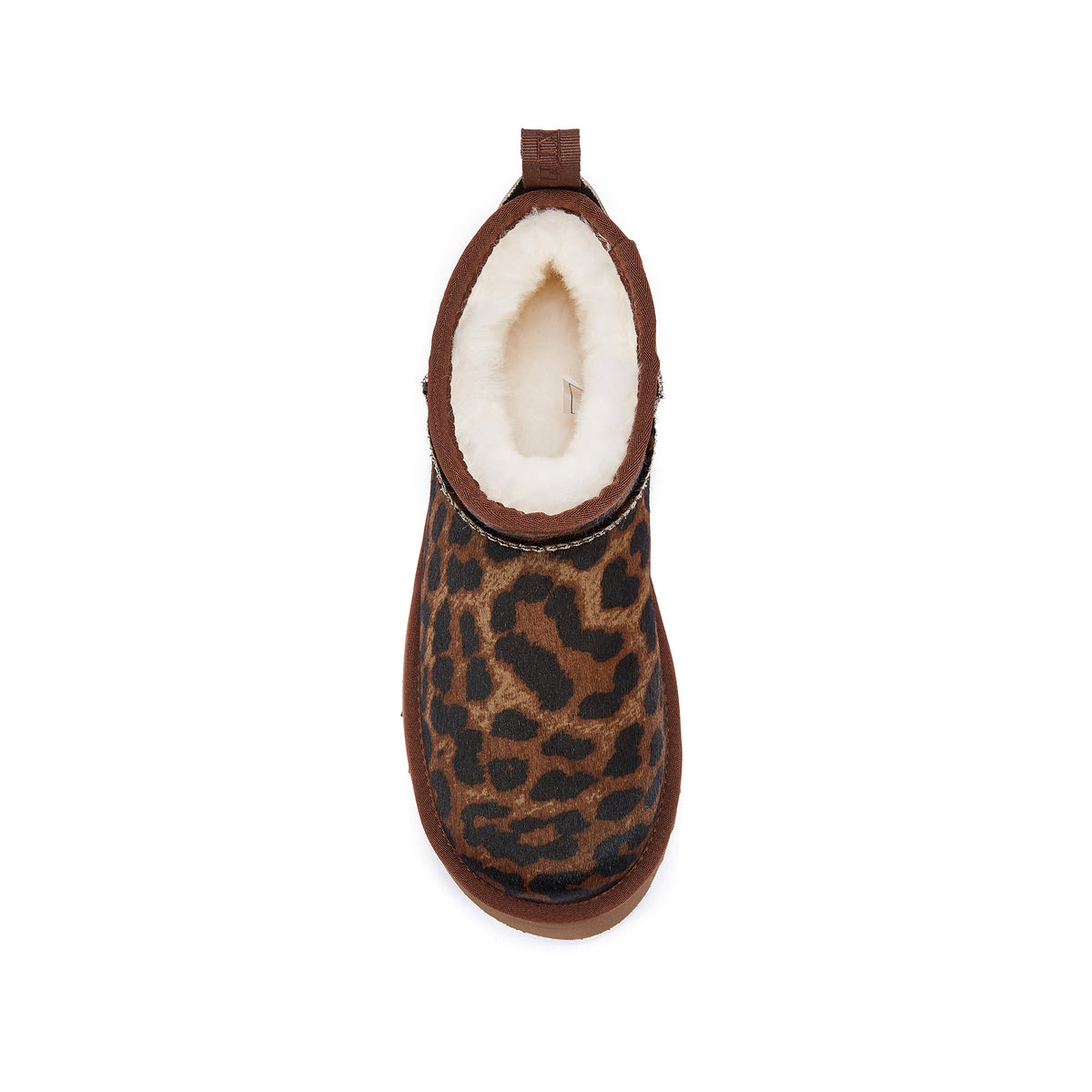 COSY ULTRA SHORT PLATFOAM DARK LEOPARD